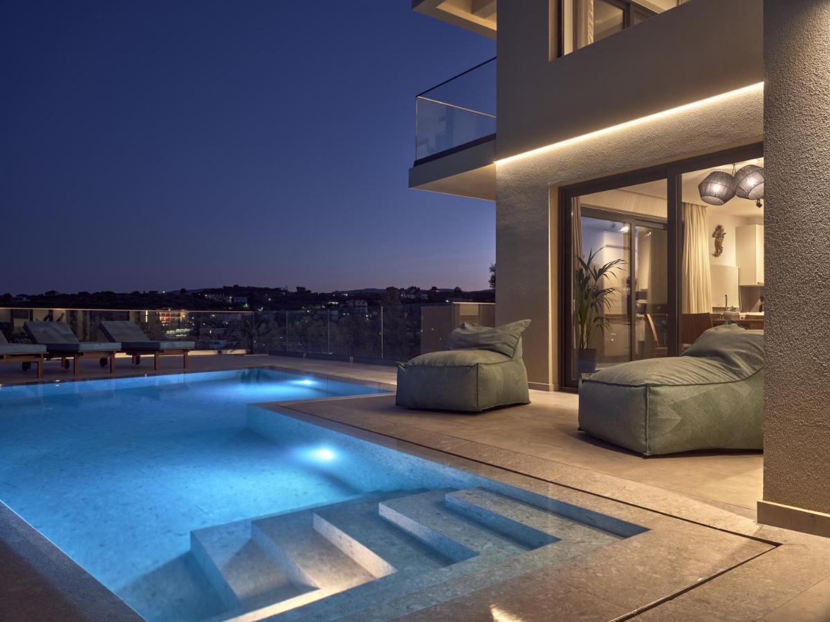 Uparati Villa - Hilltop Sea View Retreat Tsilivi  Exteriör bild