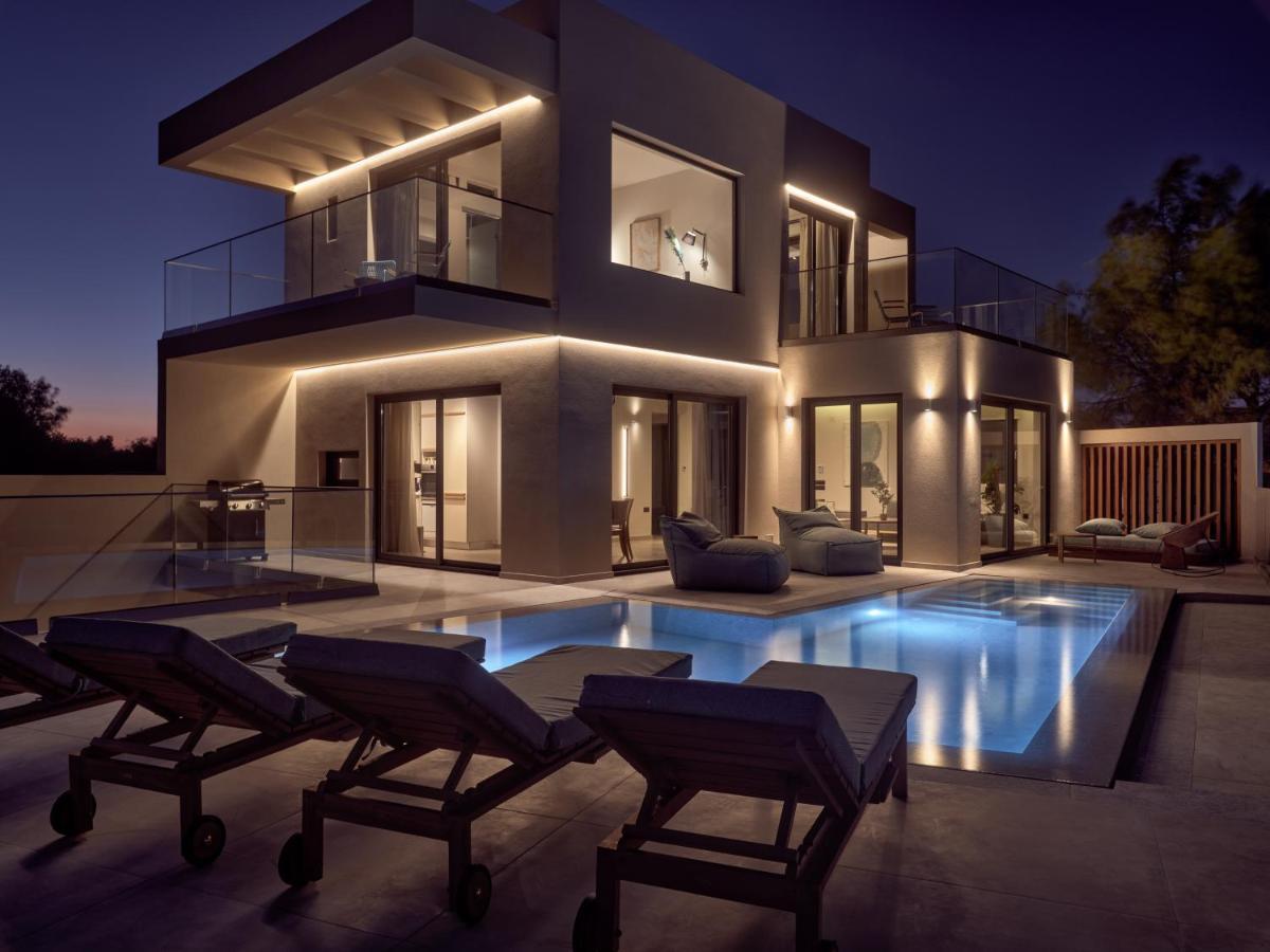 Uparati Villa - Hilltop Sea View Retreat Tsilivi  Exteriör bild
