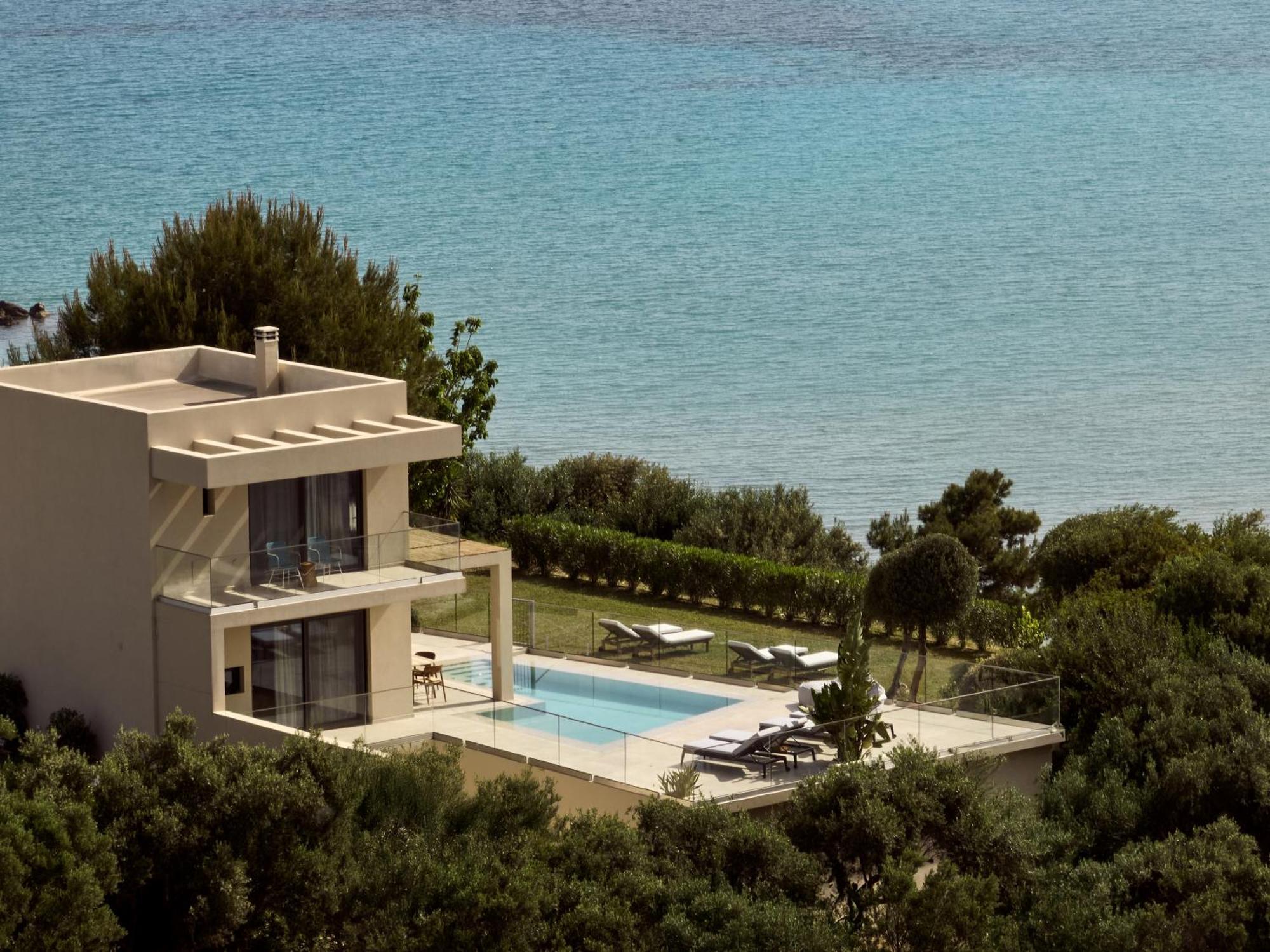 Uparati Villa - Hilltop Sea View Retreat Tsilivi  Exteriör bild