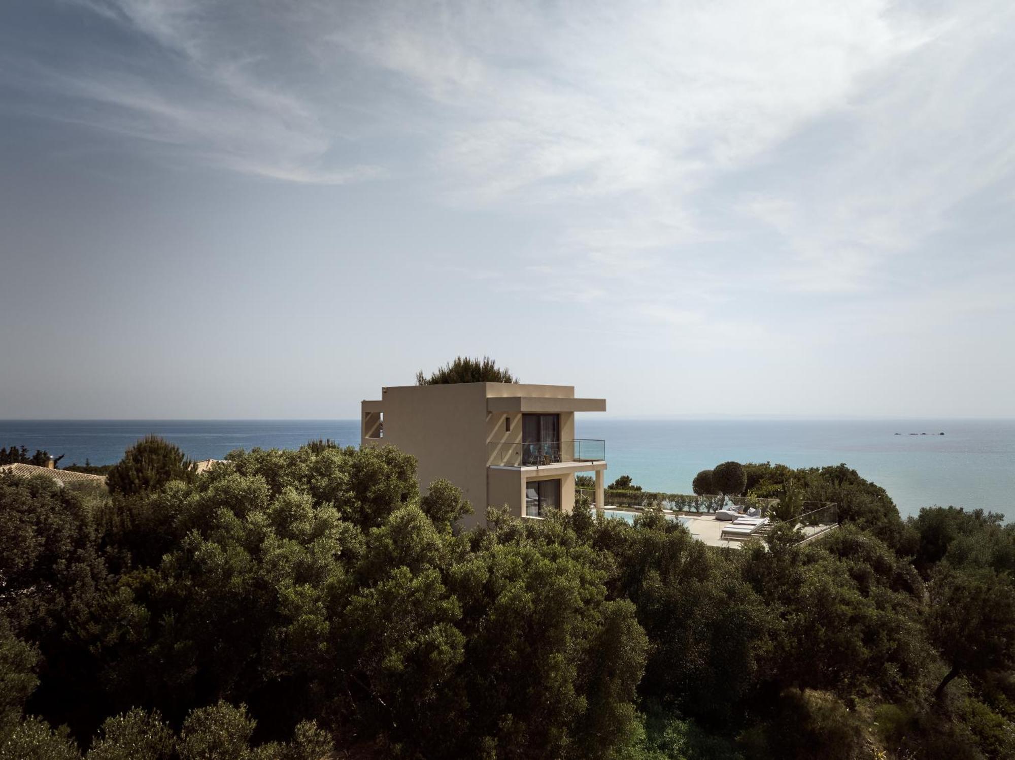 Uparati Villa - Hilltop Sea View Retreat Tsilivi  Exteriör bild